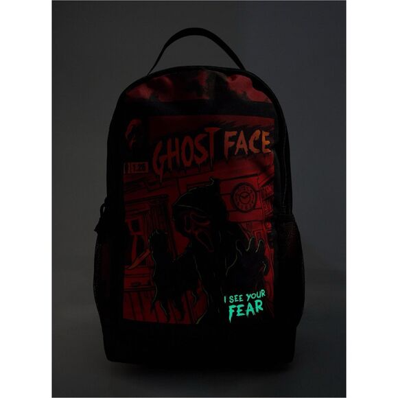 Ghost Face Comic Panel Glow-In-The-Dark Backpack main image 4